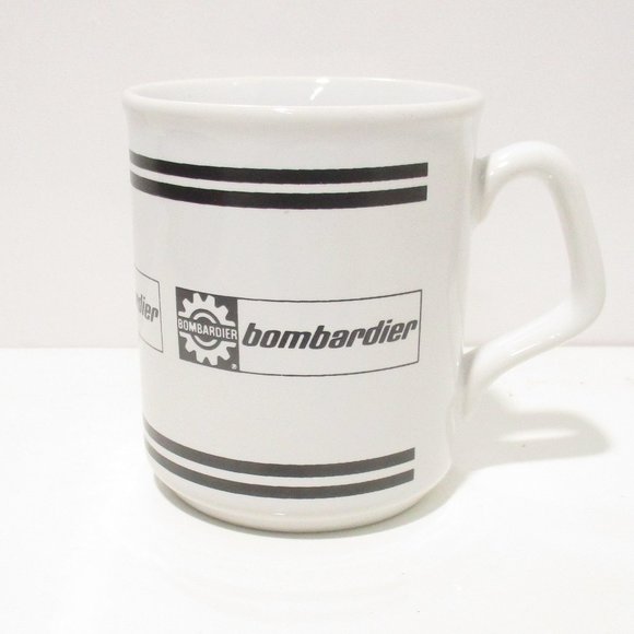 Vintage Bombardier Coffe Mug Gear Symbol - Picture 1 of 5